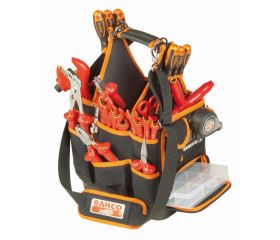 Bolsas portaherramientas textiles de 12 l para electricistas | 4750FB3-12